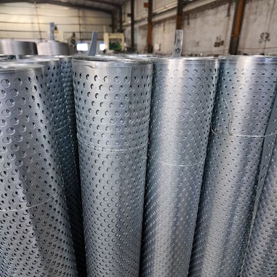 316 304 201 Perforated Metal Panels With Round Holes Various Hole Patterns
