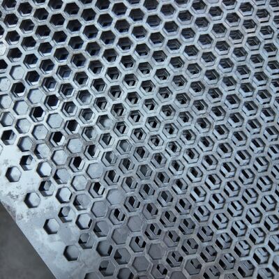 Green Coated Perforated Stainless Steel Sheet For Road Safety Protection