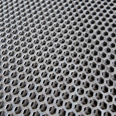 Hexagonal Honeycomb Hole Stainless Steel Perforated Sheet