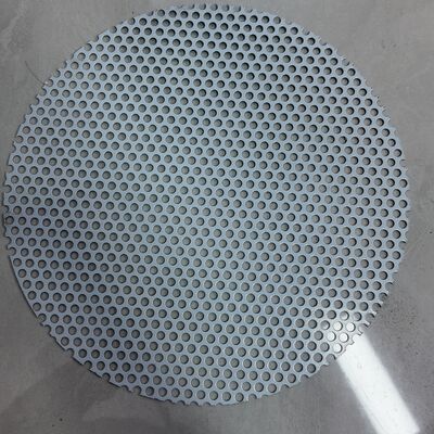 Custom Round Stainless Steel Perforated Filter Screen Plate 304/316L Grade