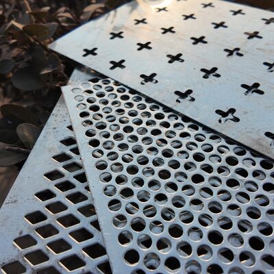 Custom Aluminium Perforated Panel Decorative Hole Patterns