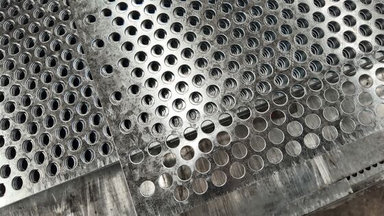 Multi Material 1mm Diameter Round Hole Perforated Metal Sheet