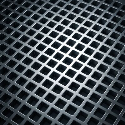 Square Hole Stainless Steel Perforated Mesh Customizable Stainless Punched Plate