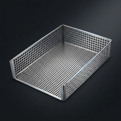 1mm Thick Perforated Metal Mesh Plain Type For Storage Filtration