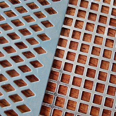 Anodizing Special Shaped Hole Decorative Perforated Sheet Corrosion Resistant