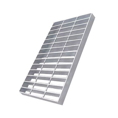Rectangular Silver Galvanized Steel Grating For Stair Treads