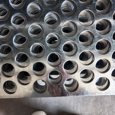 Silver Galvanized Slotted Metal Sheet With Round Holes 1000*2000 Mm