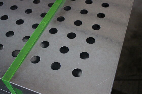 Yellow Plum Blossom Hole Perforated Aluminum Sheet For Decoration