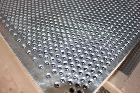 304 Slotted Stainless Steel Sheet Oblong Holes Filtration Custom Sizes