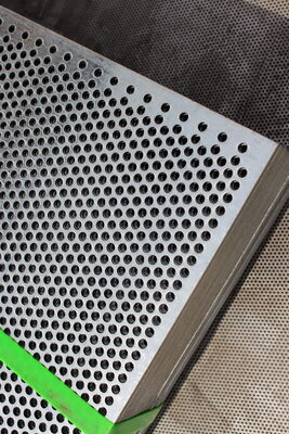 Hot Dip Hole Shape Gi Perforated Sheet Customizable In Size Color