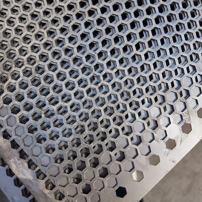 Green Coated Perforated Stainless Steel Sheet For Road Safety Protection