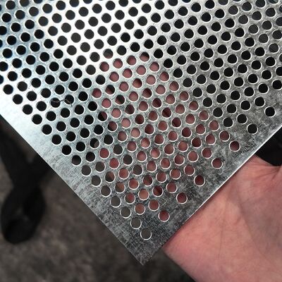 Galvanized Perforated Mesh Sheet Bathroom Floor Drain With 1.5mm Aperture