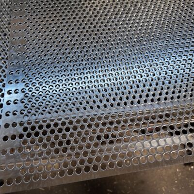 Custom Galvanized Perforated Sheet Plate For Dust Wind Protection