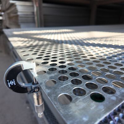 2 mm Round Hole Mild Steel Perforated Sheet