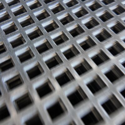 2mm Thick Square Hole Stainless Steel Perforated Mesh Sheet
