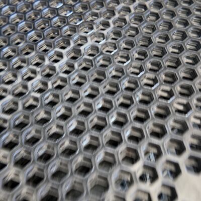 Hexagonal Honeycomb Hole Stainless Steel Perforated Sheet