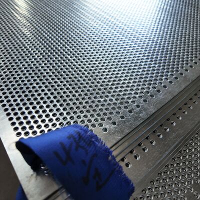 1000*2000mm Galvanized Perforated Mesh Crusher Screen Plate