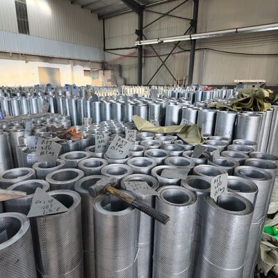 Galvanized Perforated Cylinder for Grain Screening