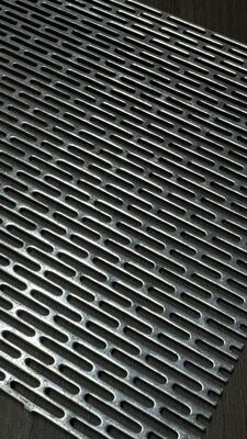 Oblong Hole Perforated Plate for Ventilation Grilles or Decorative Panels