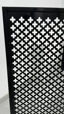 Black Cross Hole Perforated Sheet for Cabinet Door