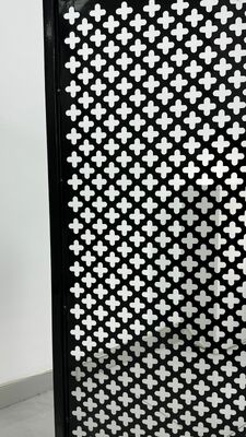Black Cross Hole Perforated Sheet for Cabinet Door
