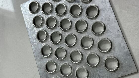 Round Hole Metal Perforated Plate for Machinery Protection Custom Special Shape
