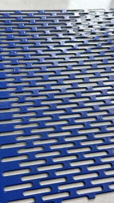 1000x2000mm Galvanized Perforated Metal Sheet Customizable Colors
