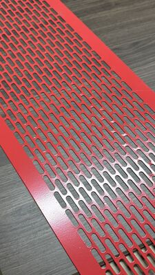 Galvanized Slotted Metal Sheet Tea Screening Mesh 1000*2000mm