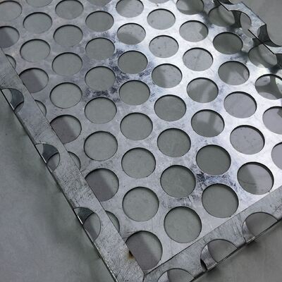 Bent Perforated Mesh Panel Architectural Decorative Perforated Metal Sheet