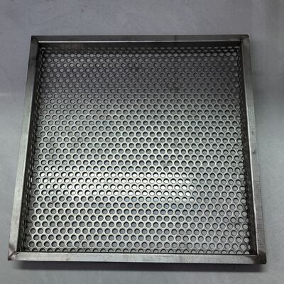 Bent Perforated Metal Plate with Custom Bending Angle