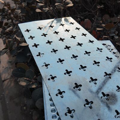 Custom Aluminium Perforated Panel Decorative Hole Patterns