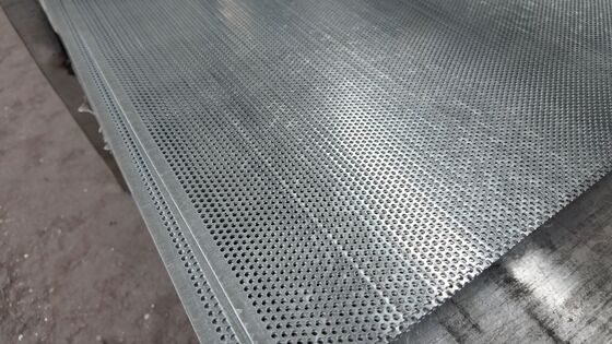 1.5mm Thick Mild Carbon Steel Round Hole Perforated Sheet