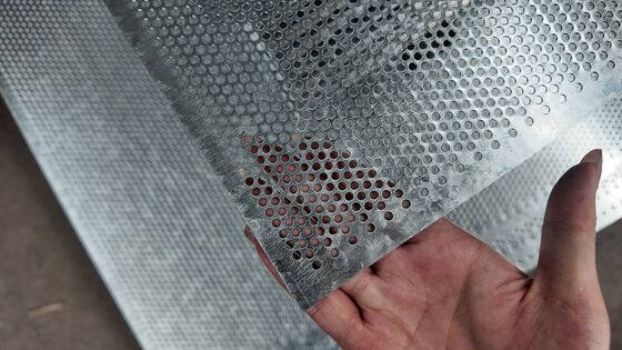 Anti-Rust Galvanized Ultra Fine Tiny Round Hole Perforated Mesh Large Stock
