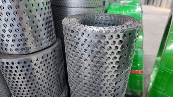 Multi-Thickness Rolled Perforated Mesh for Electrical Ventilation