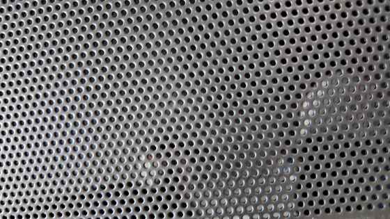 Washable Stainless Steel Round Hole Perforated Range Hood Filter Mesh Plate