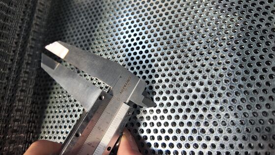 1mm Thick Galvanized Mild Steel Perforated Mesh for Grain Sieving Screening