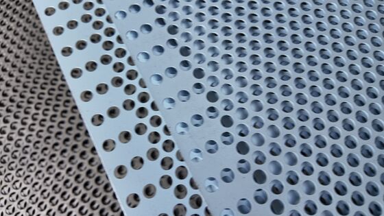 Custom Size Perforated Metal Sheet Anti-noise Perforated Mesh For Machine Protection