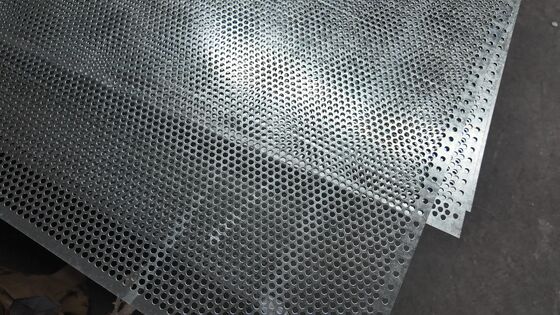 Micro Porous Aluminum Perforated Mesh Custom Size Micropunch Aluminum Sheet