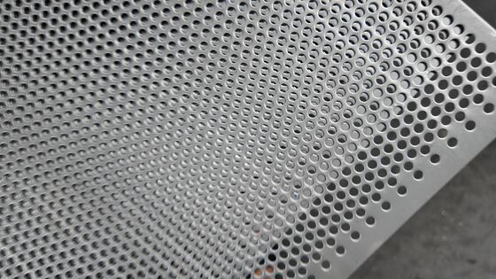 Round Hole Galvanized Perforated Metal Plate Custom Size