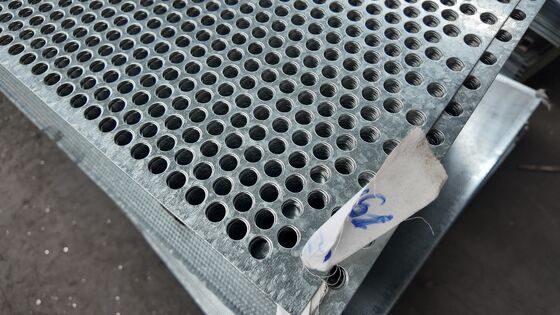 Custom Size Galvanized Round Hole Perforated Metal Sheet
