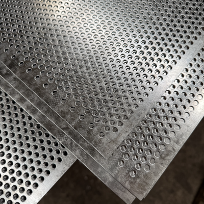 0.5mm - 50mm Round Hole Perforated Sheet Galvanized 1000*2000mm