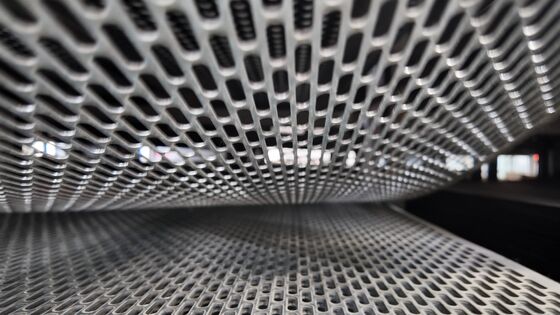 0.5mm 1mm 1.2mm Thick Oblong Slot Custom Perforated Mesh Sheet