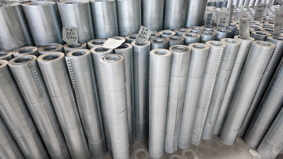1mm Thick 304 Stainless Steel Custom Perforated Coil For Filter or Ventilation