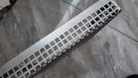 Custom Bent Round Hole Stainless Steel Perforated Metal Sheet, Bending Process Stainless Perforated Mesh