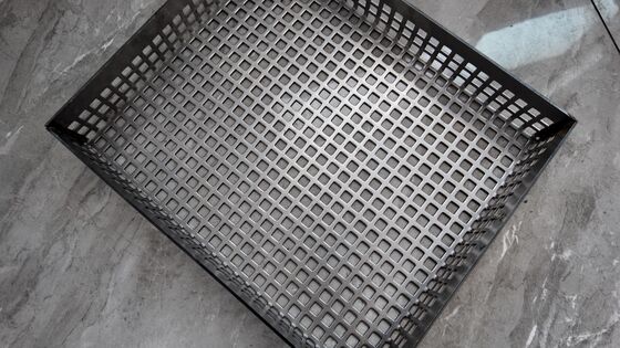 Bendable Galvanized Perforated Metal Sheet, Bent Galvanized Perforated Mesh For Construction