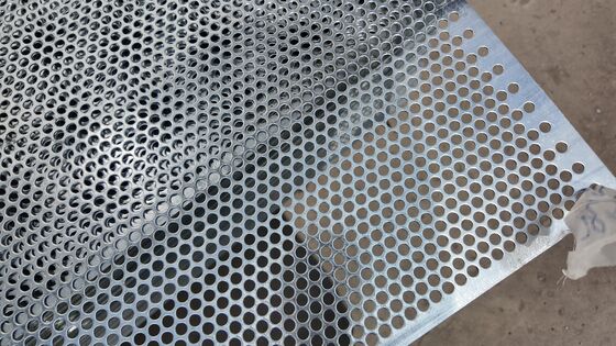Custom Round Hole Stainless Steel Perforated Metal Mesh, Customizable Stainless Perforated Sheet