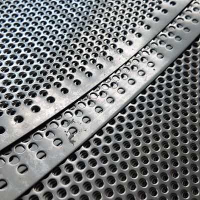 1mm Thick Galvanized Steel Perforated Metal Panel Fence 1000*2000mm R12mm Round Hole