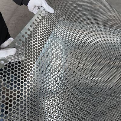 Decorative Q235 Galvanized Bar Grating With Regular Hole Pattern